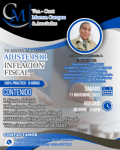 Lee más sobre el artículo Curso – Ajuste por Inflación Fiscal – 11/11/2023