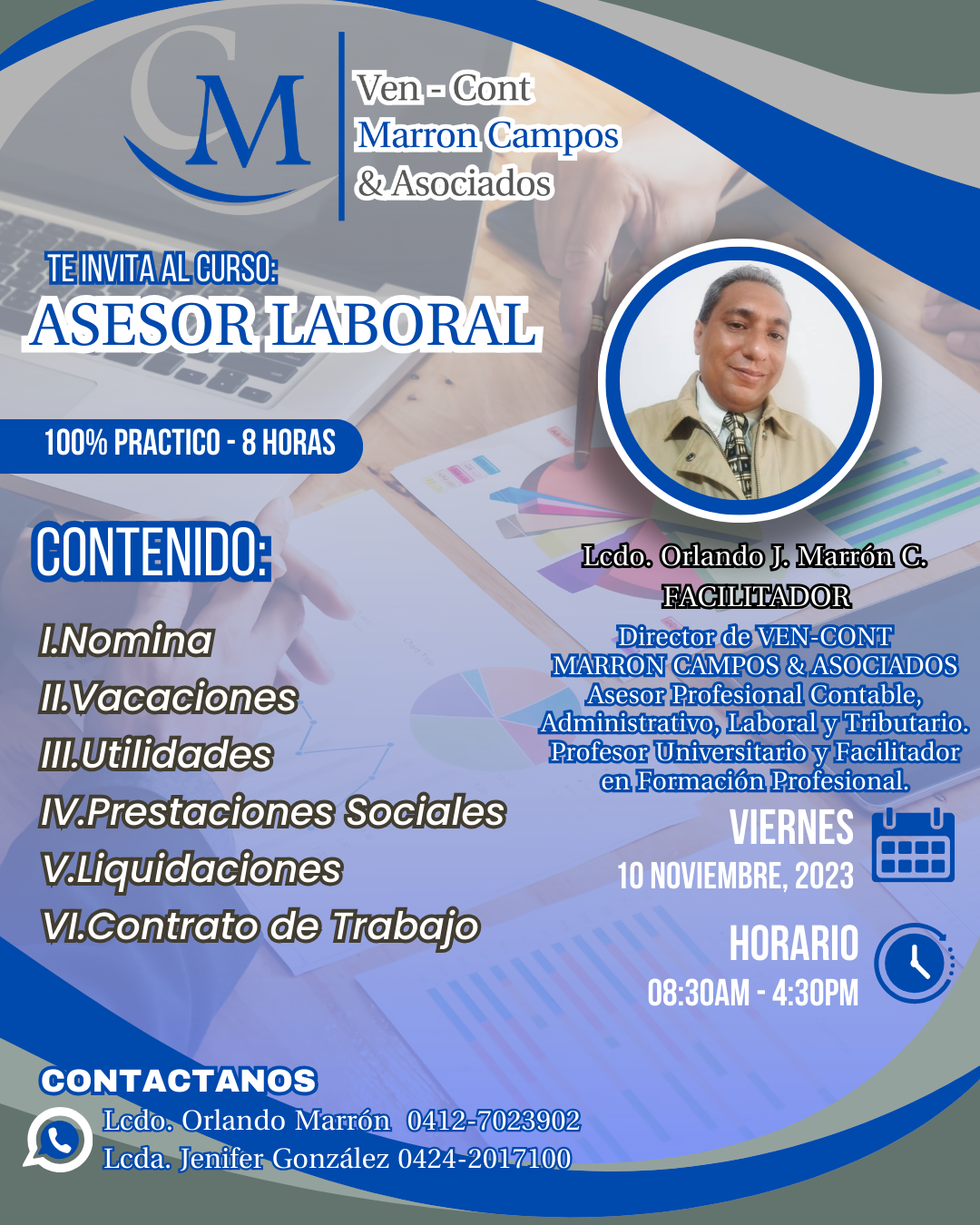 En este momento estás viendo Curso – Asesor Laboral – 10/11/2023